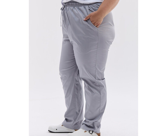 Изображение 2 Медицинские женские брюки Торонто серые +SIZE р. 62, "БЕЛЫЙ ХАЛАТ" 568-328-948, Размер: 62, Цвет: серый