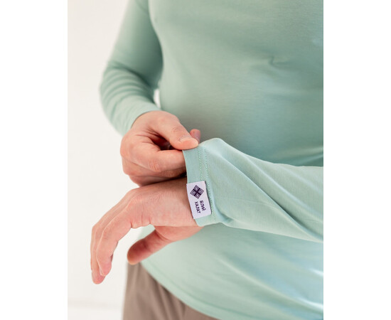 Зображення 4 Медичний лонгслів чоловічий ментол р. XL, "БІЛИЙ ХАЛАТ" 357-441-951, Розмір: XL, Цвет: ментол