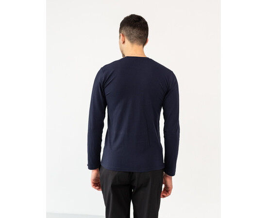 Зображення 3 Медичний лонгслів чоловічий темно-синій р. M, "БІЛИЙ ХАЛАТ" 357-406-951, Розмір: M, Цвет: темно синій