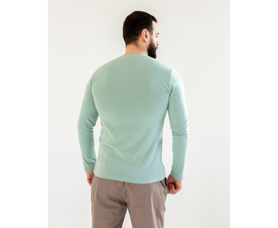 Зображення 2 Медичний лонгслів чоловічий ментол р. 2XL, "БІЛИЙ ХАЛАТ" 357-441-951, Розмір: 2XL, Цвет: ментол