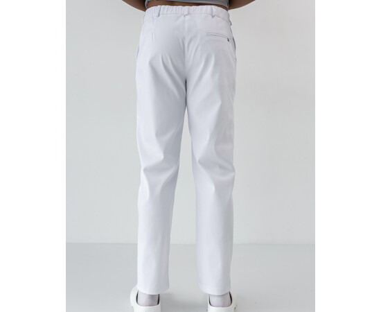 Зображення 3 Штани медичні чоловічі Даллас білі р. 54, "БІЛИЙ ХАЛАТ" 546-324-881, Розмір: 54, Цвет: білий