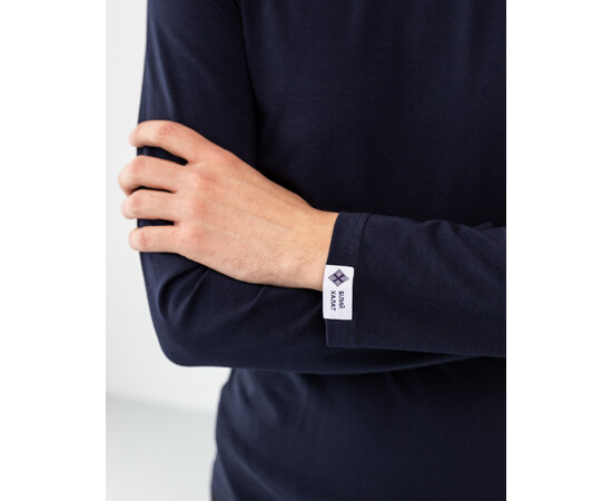 Зображення 6 Медичний лонгслів чоловічий темно-синій р. L, "БІЛИЙ ХАЛАТ" 357-406-951, Розмір: L, Цвет: темно синій