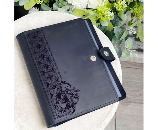 Зображення 2 Шкіряний блокнот Professional Journals «Козак» (модель Сідней), синій, Колір: Blue