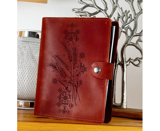 Зображення 2 Шкіряний блокнот Professional Journals «Жито» (модель Сідней), зелений, Колір: Green