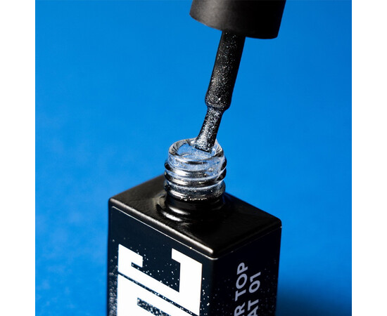 Изображение 2 Топ для гель-лака с блестками Blair Top Coat Jerden Proff №01, 10 мл, Объем (мл, г): 10, Цвет: 01