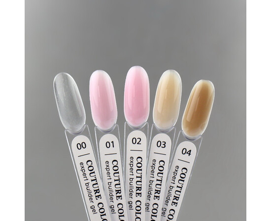Зображення 3 COUTURE Expert Builder Gel 15мл №01 Baby Pink Трифазний, Об'єм (мл, г): 15, Колір: 01 Baby Pink