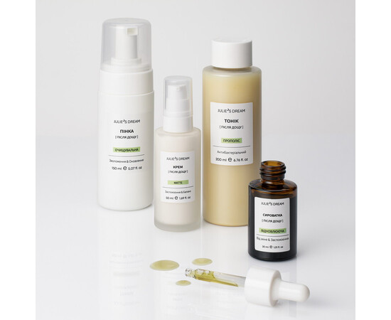 Зображення 2 Набір для обличчя Julie`s Dream Acne Balance збалансований догляд для проблемної шкіри у період стабілізації та профілактики акне