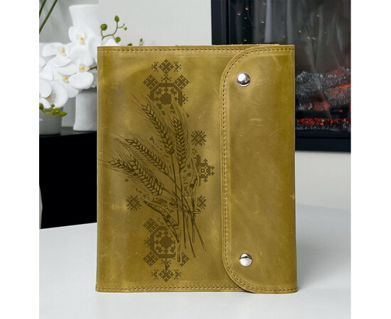 Изображение 2 Кожаный блокнот Professional Journals «Рожь» (модель Монако), синий, Цвет: Blue