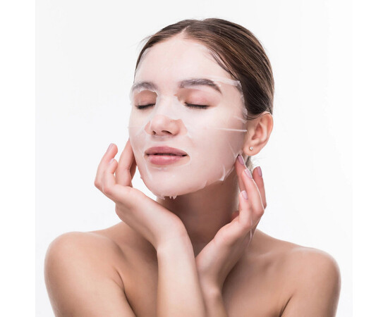 Зображення 4 Тканинна маска для обличчя освітлювальна Hive +maskology Vitamin C, 22 мл