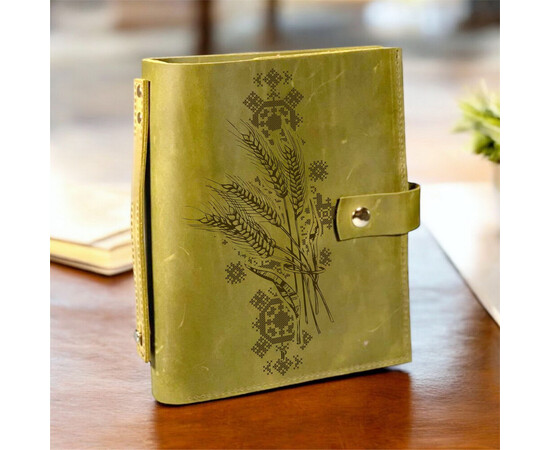 Зображення 2 Шкіряний блокнот Professional Journals «Жито» (модель Лондон), зелений, Колір: Green