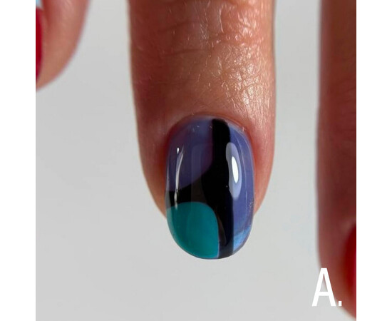 Зображення 3 Вітражний гель-лак Adore Professional MG-30 azurine насичено-синій, 8 мл, Об'єм (мл, г): 8, Колір: 30