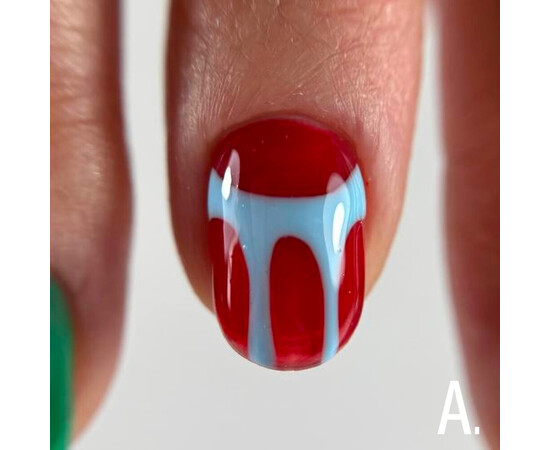 Изображение 3 Витражный гель-лак Adore Professional MG-35 pyrope огненно-красный, 8 мл, Объем (мл, г): 8, Цвет: 35