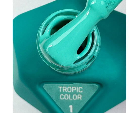 Изображение 2 Гель-лак для ногтей V.Avdeeva Tropic Color 1 бирюзовый оттенок, 12 мл, Объем (мл, г): 12, Цвет: 01