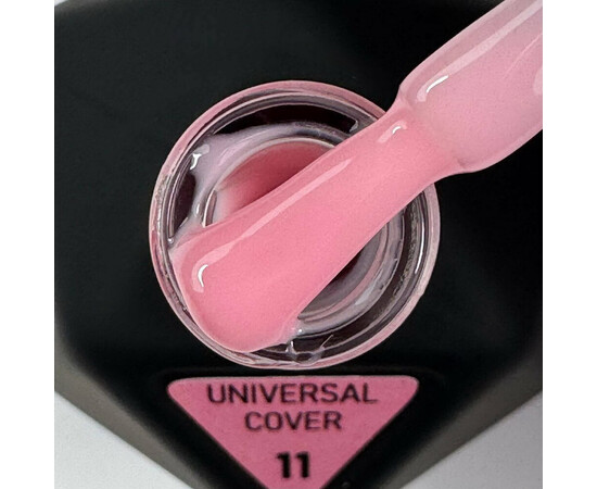 Зображення 2 Рідкий акрігель для моделювання та зміцнення нігтів V.Avdeeva Universal Cover Gel 11 м’який рожевий, 12 мл, Об'єм (мл, г): 12, Колір: 11