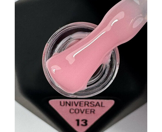 Зображення 2 Рідкий акрігель для моделювання та зміцнення нігтів V.Avdeeva Universal Cover Gel 13 рожевий, 12 мл, Об'єм (мл, г): 12, Колір: 13