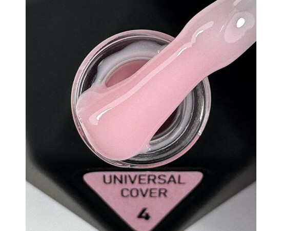 Зображення 2 Рідкий акрігель для моделювання та зміцнення нігтів V.Avdeeva Universal Cover Gel 4 ніжно-рожевий, 12 мл, Об'єм (мл, г): 12, Колір: 04