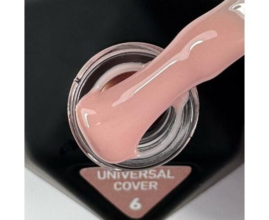 Зображення 2 Рідкий акрігель для моделювання та зміцнення нігтів V.Avdeeva Universal Cover Gel 6 пісочний, 12 мл, Об'єм (мл, г): 12, Колір: 06