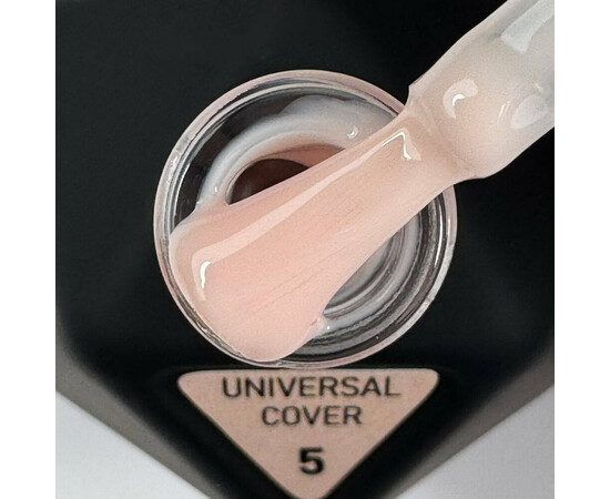 Зображення 2 Рідкий акрігель для моделювання та зміцнення нігтів V.Avdeeva Universal Cover Gel 5 кремовий нюд, 12 мл, Об'єм (мл, г): 12, Колір: 05