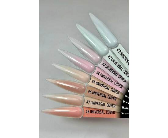 Зображення 3 Рідкий акрігель для моделювання та зміцнення нігтів V.Avdeeva Universal Cover Gel 3 світло-рожевий нюд, 12 мл, Об'єм (мл, г): 12, Колір: 03