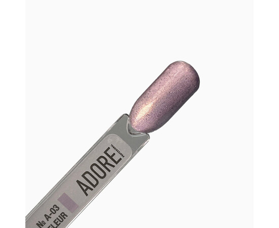 Изображение 4 Гель-лак стеклянный "кошачий глаз"-хамелеон Adore Gel Polish Cat's Eye A-03 золотисто-сиреневый, 8 мл, Объем (мл, г): 8, Цвет: A-03