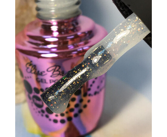 Изображение 3 Гель-лак Elise Braun Be Sexy 09 прозрачный с шимером, 10 мл, Объем (мл, г): 10, Цвет: 09