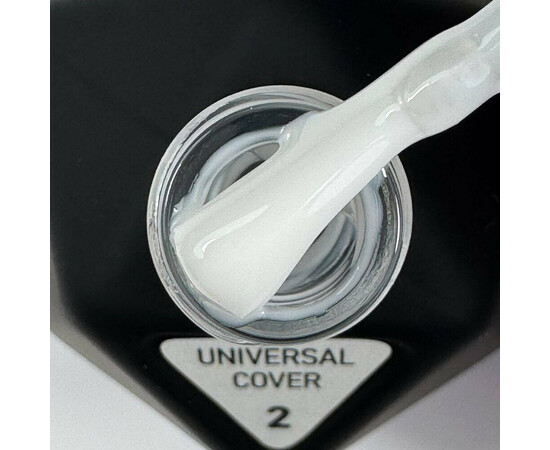 Зображення 2 Рідкий акрігель для моделювання та зміцнення нігтів V.Avdeeva Universal Cover Gel 2 молочний, 12 мл, Об'єм (мл, г): 12, Колір: 02