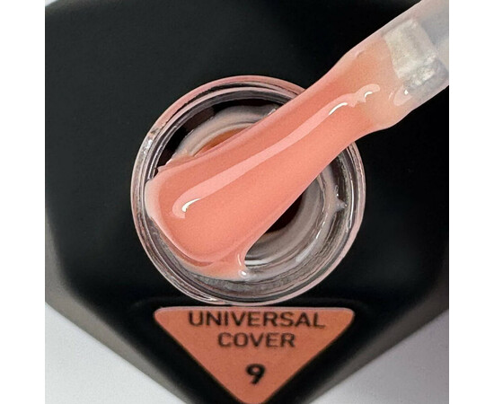 Зображення 2 Рідкий акрігель для моделювання та зміцнення нігтів V.Avdeeva Universal Cover Gel 9 насичений персиковий, 12 мл, Об'єм (мл, г): 12, Колір: 09