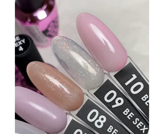 Изображение 3 Гель-лак Elise Braun Be Sexy 08 бежевый с шимером, 10 мл, Объем (мл, г): 10, Цвет: 08