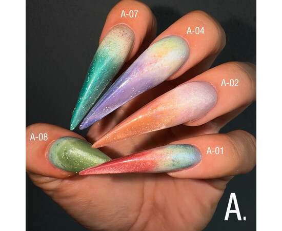 Зображення 5 Гель-лак скляне "котяче око"-хамелеон Adore Gel Polish Cat’s Eye A-02 теплий коричневий, 8 мл, Об'єм (мл, г): 8, Колір: A-02