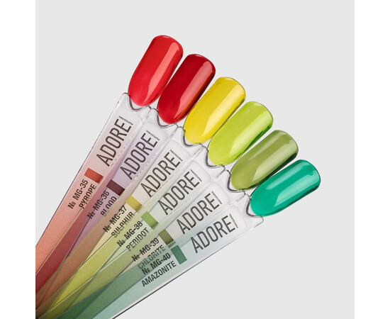 Изображение 5 Витражный гель-лак Adore Professional MG-36 blood алый, 8 мл, Объем (мл, г): 8, Цвет: 36