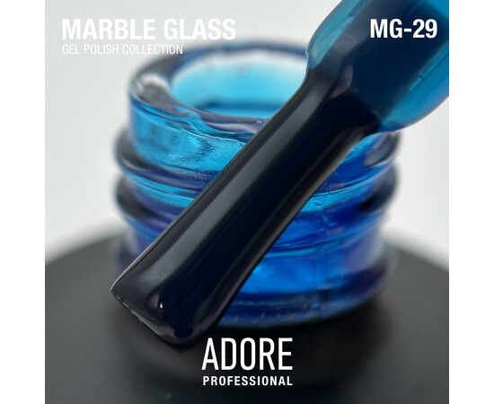 Изображение 2 Витражный гель-лак Adore Professional MG-29 lazurite ярко-синий, 8 мл, Объем (мл, г): 8, Цвет: 29