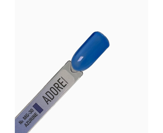 Зображення 4 Вітражний гель-лак Adore Professional MG-30 azurine насичено-синій, 8 мл, Об'єм (мл, г): 8, Колір: 30