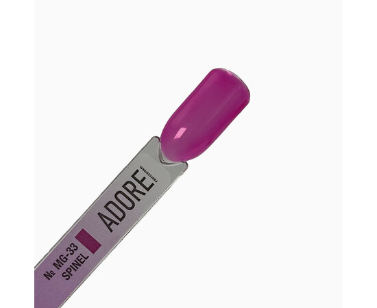 Изображение 3 Витражный гель-лак Adore Professional MG-33 spinel розовый, 8 мл, Объем (мл, г): 8, Цвет: 33
