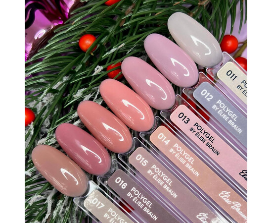 Изображение 2 Жидкий полигель Elise Braun Poly Gel 15 карамель с корицей, 10 мл, Объем (мл, г): 10, Цвет: 015