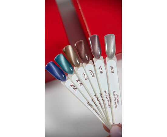 Изображение 2 Гель-лак Atica Gel Polish Satin Cats Eye SC05, 8 мл, Объем (мл, г): 8, Цвет: 05