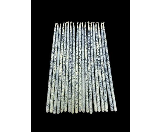 Зображення 3 Воскова свічка з четверговою сіллю біла, 25 см