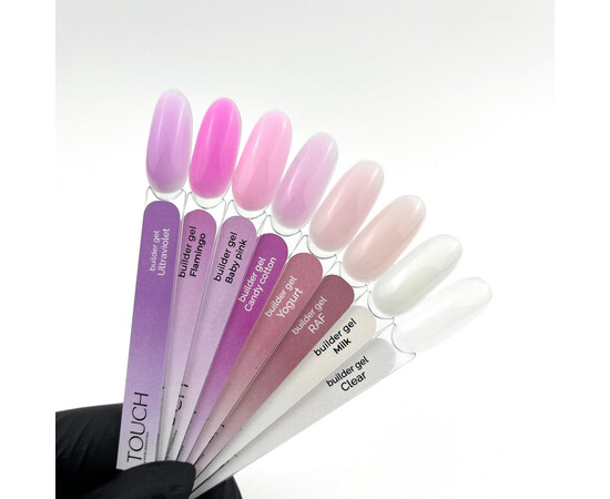 Зображення 4 Гель для нарощування Touch Builder Gel Nectar, 10 мл, Об'єм (мл, г): 10, Колір: Nectar