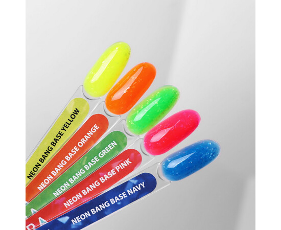 Изображение 2 База для ногтей Kira Nails Neon Bang Base Navy, 6 мл, Объем (мл, г): 6, Цвет: Navy