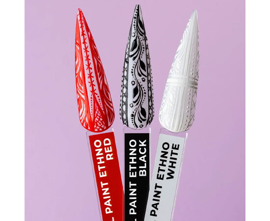 Зображення 2 DNKa GEL PAINT ETHNO WHITE 5ml, Об'єм (мл, г): 5, Колір: White