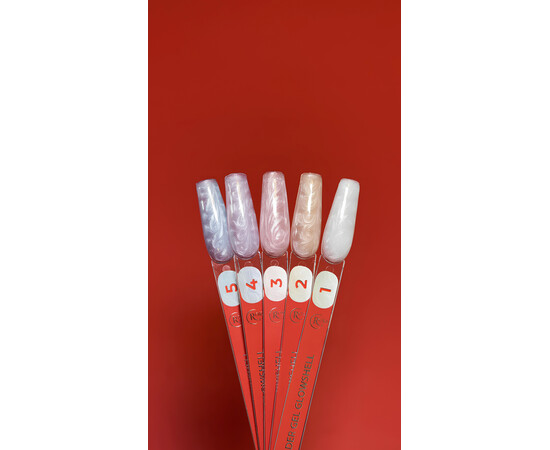Зображення 4 ROKS Builder Gel Glowshell 15ml №3, Об'єм (мл, г): 15, Колір: 03
