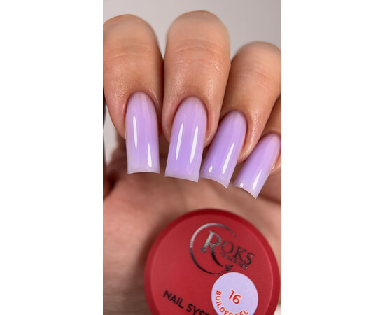 Изображение 2 Моделирующий гель для ногтей Roks Builder Gel №16, 30 мл, Объем (мл, г): 30, Цвет: 016