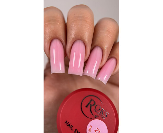 Изображение 2 Моделирующий гель для ногтей Roks Builder Gel №21, 50 мл, Объем (мл, г): 50, Цвет: 021