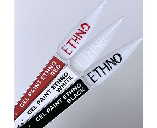 Зображення 3 DNKa GEL PAINT ETHNO WHITE 5ml, Об'єм (мл, г): 5, Колір: White