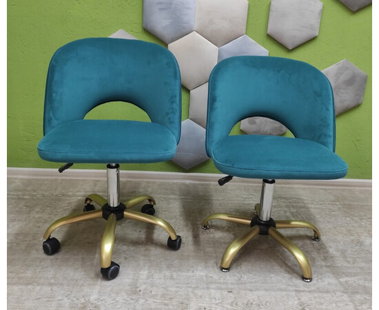 Зображення 6 Стільчик Wonder Line Martin п'ятилуччя (золото/чорний/білий)