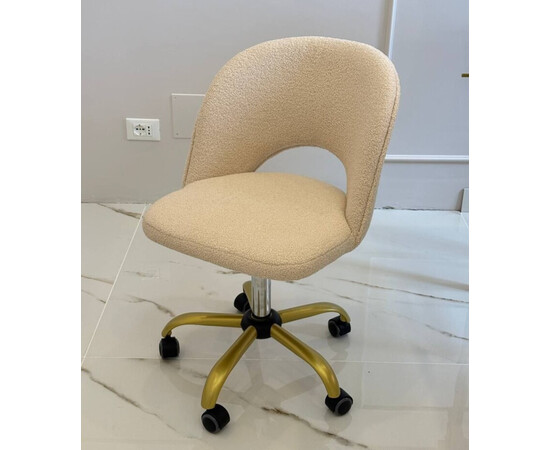 Зображення 2 Стільчик Wonder Line Martin п'ятилуччя (золото/чорний/білий)