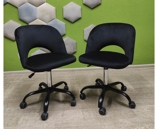 Зображення 3 Стільчик Wonder Line Martin п'ятилуччя (золото/чорний/білий)