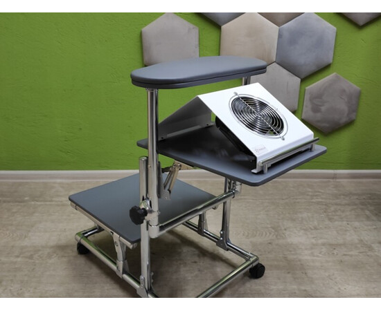 Зображення 7 Підставка для педикюру Wonder Line Tertio 2в1 з полицею 