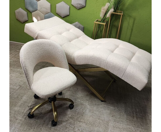 Зображення 9 Стільчик Wonder Line Martin п'ятилуччя (золото/чорний/білий)