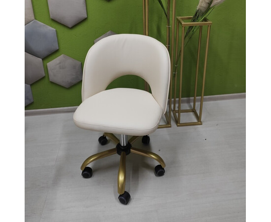 Зображення 8 Стільчик Wonder Line Martin п'ятилуччя (золото/чорний/білий)