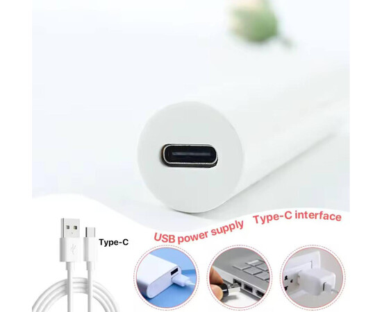 Зображення 2 Лампа (ліхтарик) Led-11 для кріплення гелевих типс, верхніх форм, декору - на акумуляторі USB, 3 Вт